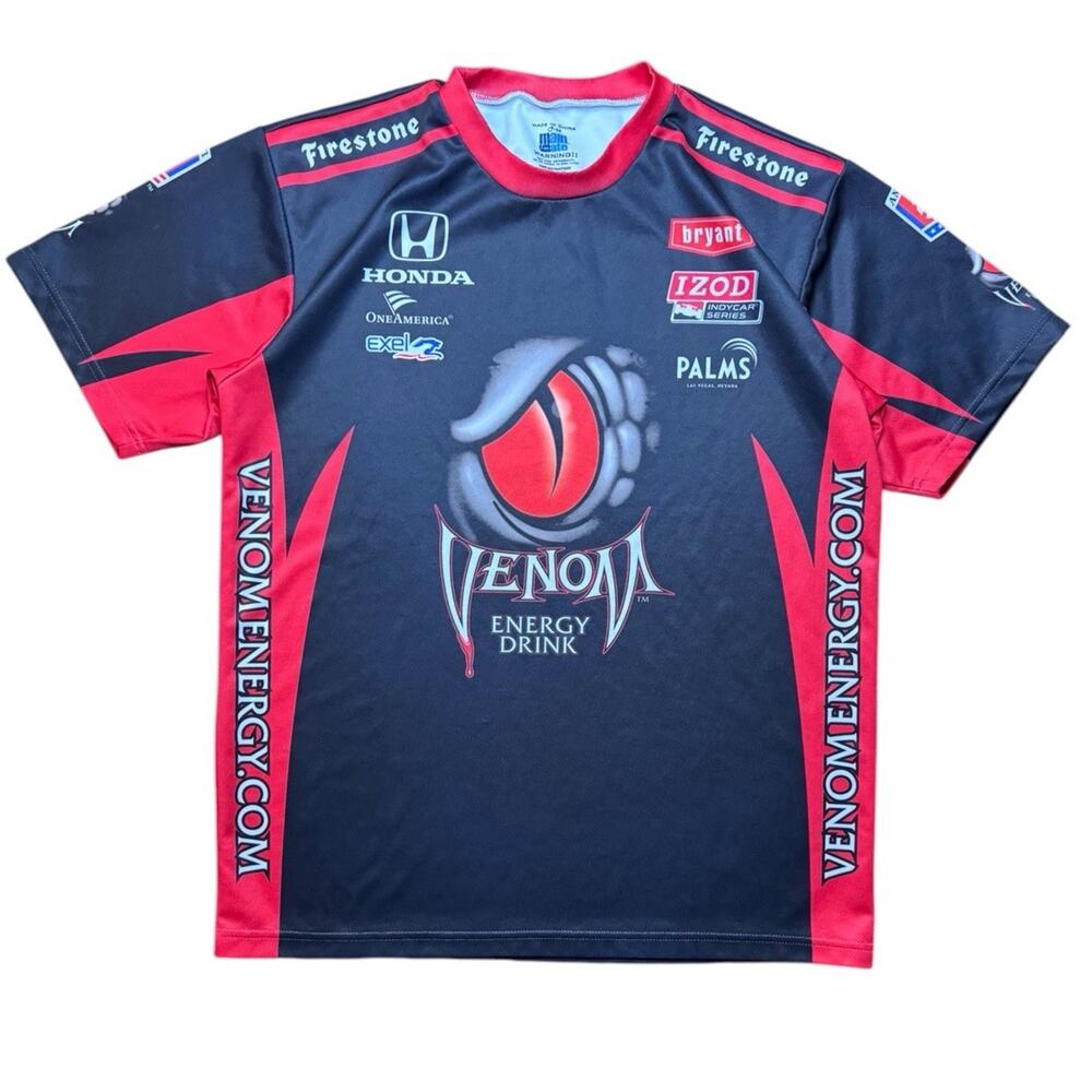 Michael Andretti Venom Energy Racing Shirt Jersey Mens Size Medium